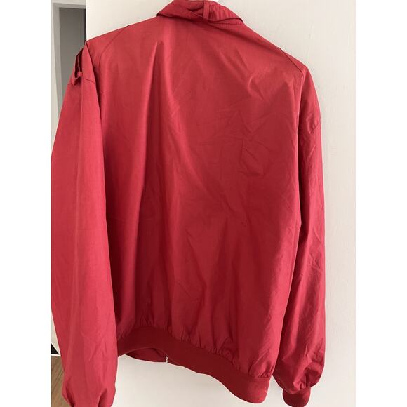 Vintage Members Only Mens XLT Red Bomber Windbreaker Jacket 28593 Y2K 80s Retro - Picture 7 of 10